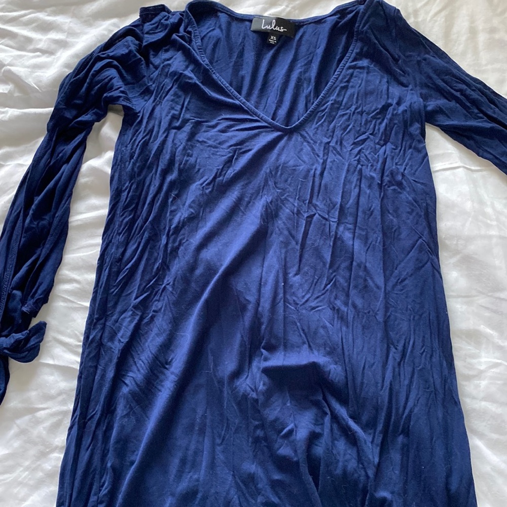 Long sleeve comfortable dress lulus xs with arm slits